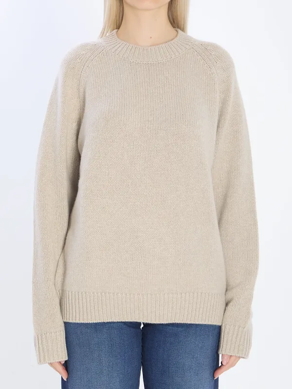 ANINE CREW-NECK SWEATER made by Lisa Yang