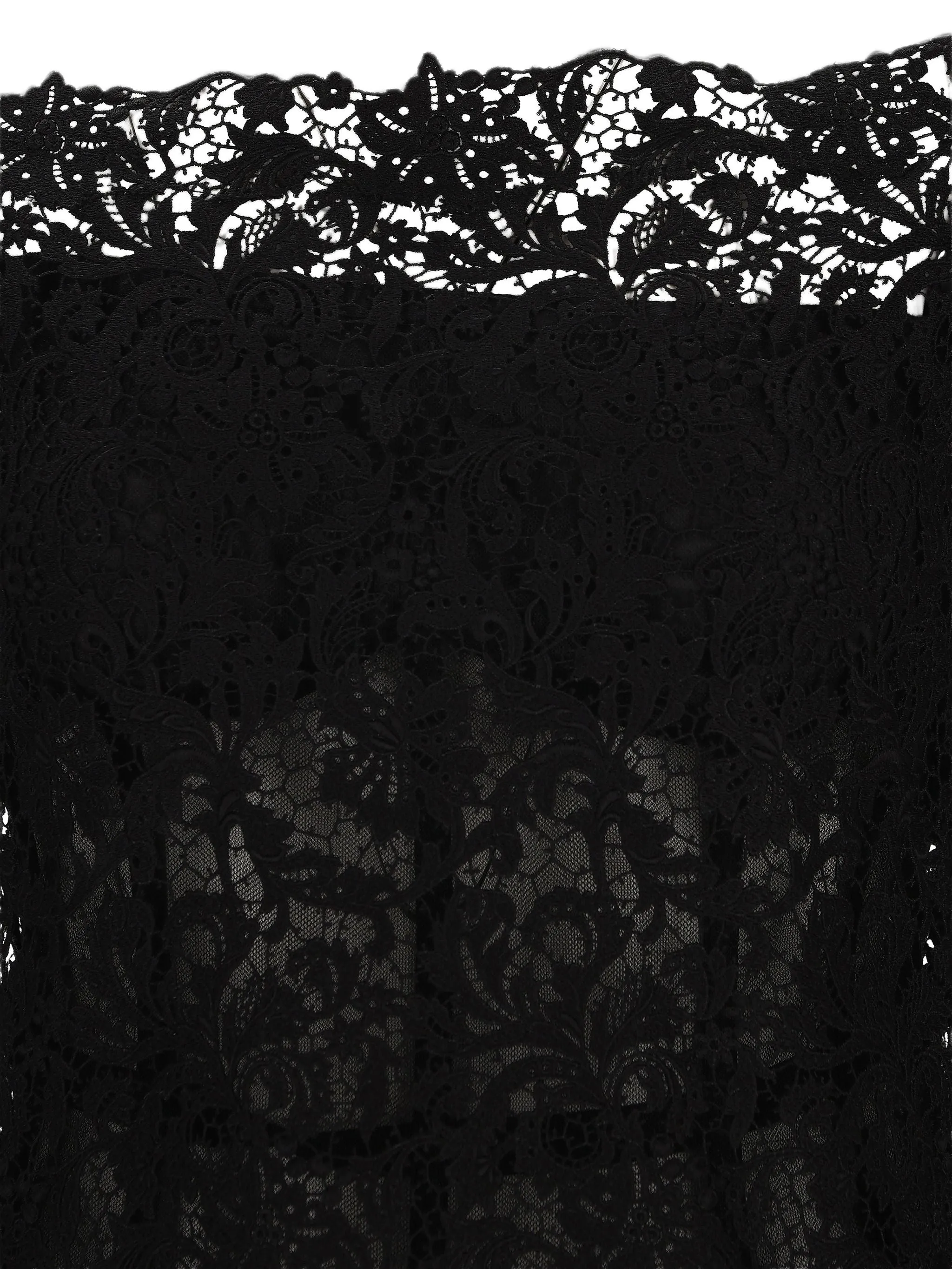 FENDI MACRAME LACE OFF-SHOULDER DRESS sold by Lord & Taylor product image thumbnail 3