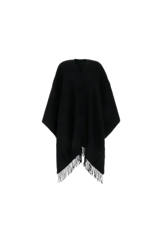 Valentino Garavani Fringe-Trimmed Cape made by Valentino Garavani