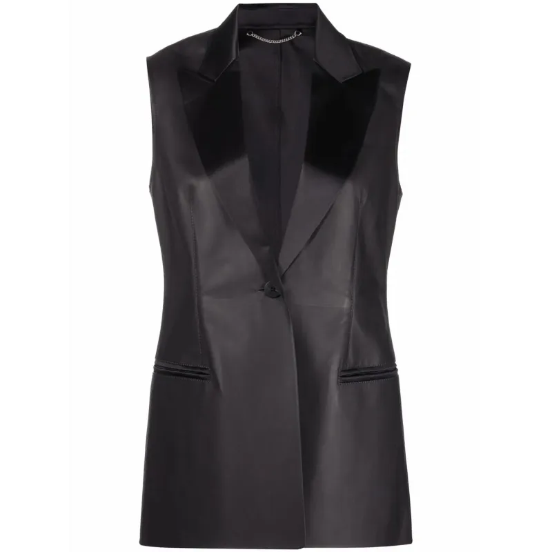 Ferragamo Leather-Vest made by Salvatore Ferragamo