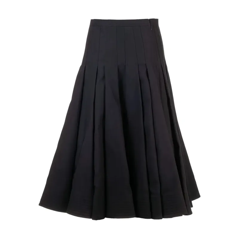 Valentino Garavani Pleated Panelled Skirt made by Valentino