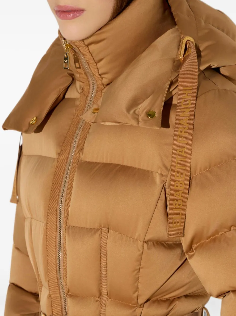 ELISABETTA FRANCHI QUILTED FAUX-FUR DOWN JACKET sold by Lord & Taylor product image thumbnail 4