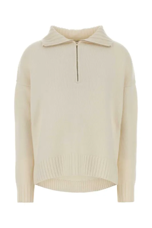 IVORY CASHMERE OVERSIZE CRASSO SWEATER made by MaxMara