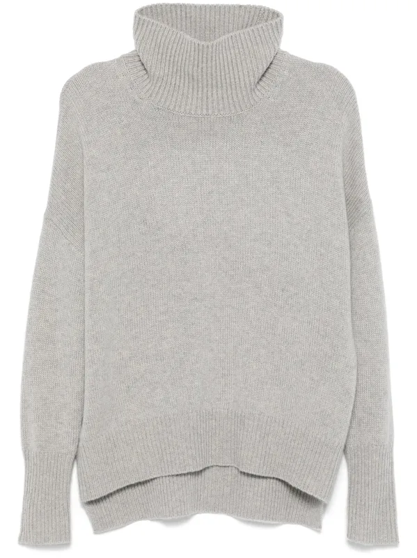 DOVE GREY HEIDI SWEATER made by Lisa Yang