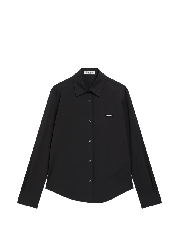 CAMICIA - NERO - 40 made by Miu Miu
