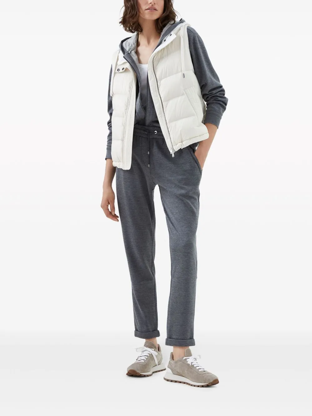BRUNELLO CUCINELLI PRECIOUS ZIP HOODIE sold by Lord & Taylor product image thumbnail 3