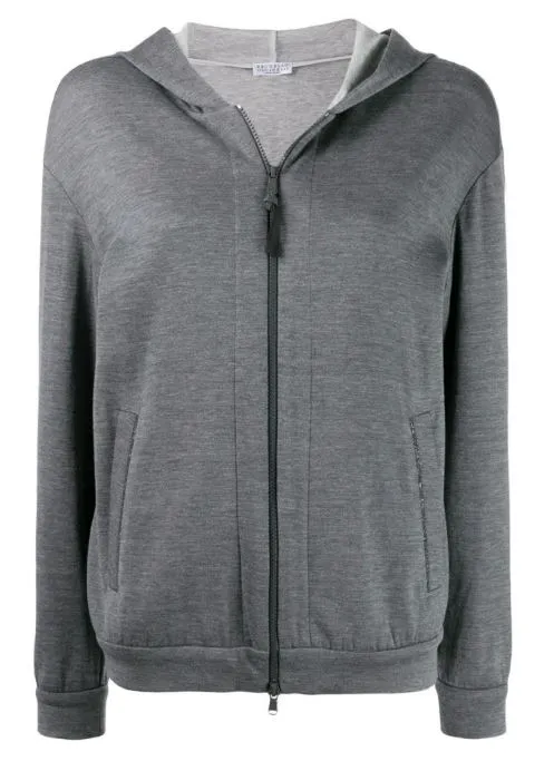 BRUNELLO CUCINELLI PRECIOUS ZIP HOODIE sold by Lord & Taylor
