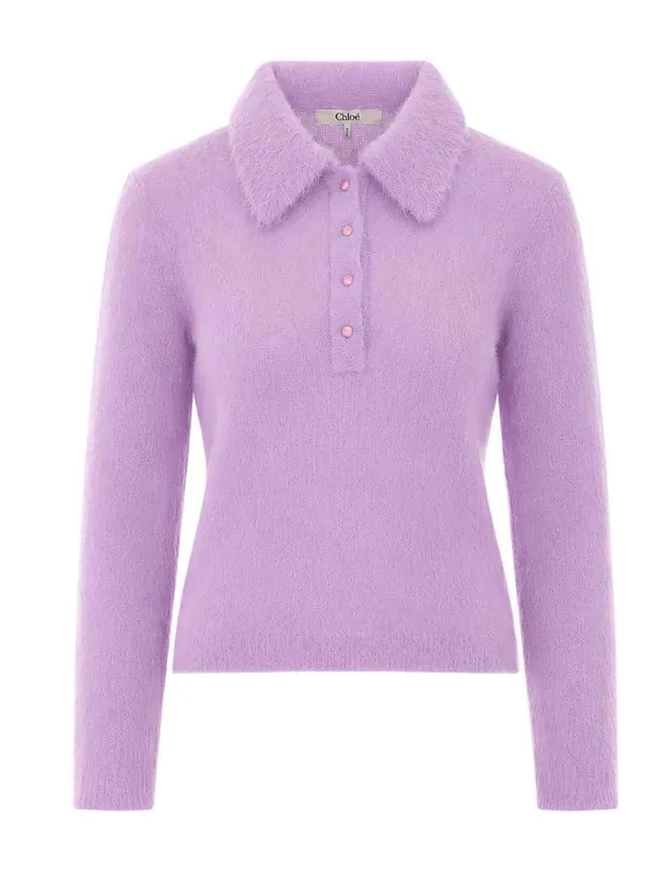 LONG SLEEVES POLO made by Chloe