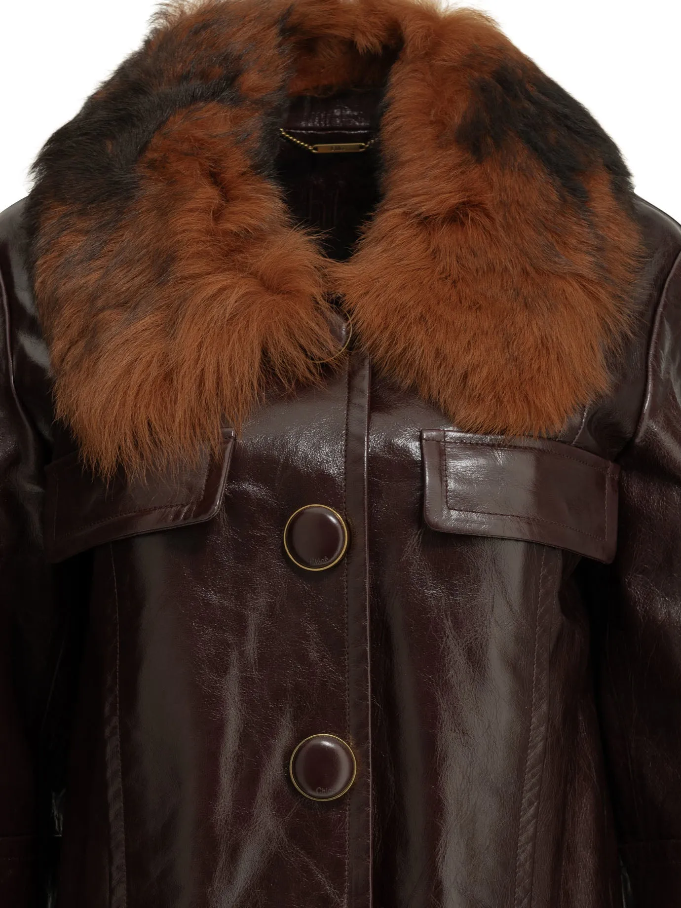 CROPPED LEATHER JACKET sold by Lord & Taylor product image thumbnail 3