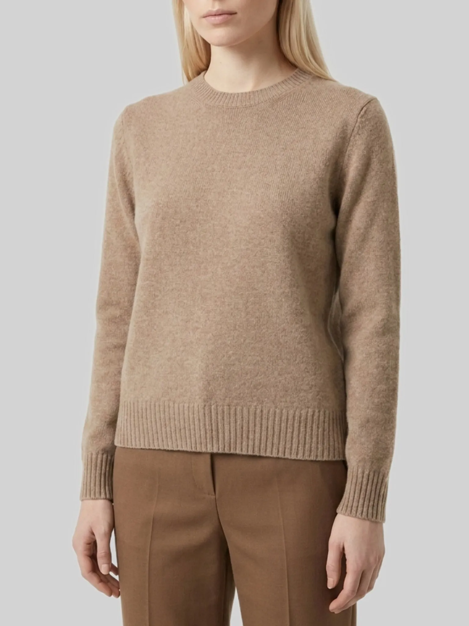 Lume sweater in dark grey cashmere sold by Lord & Taylor product image thumbnail 2