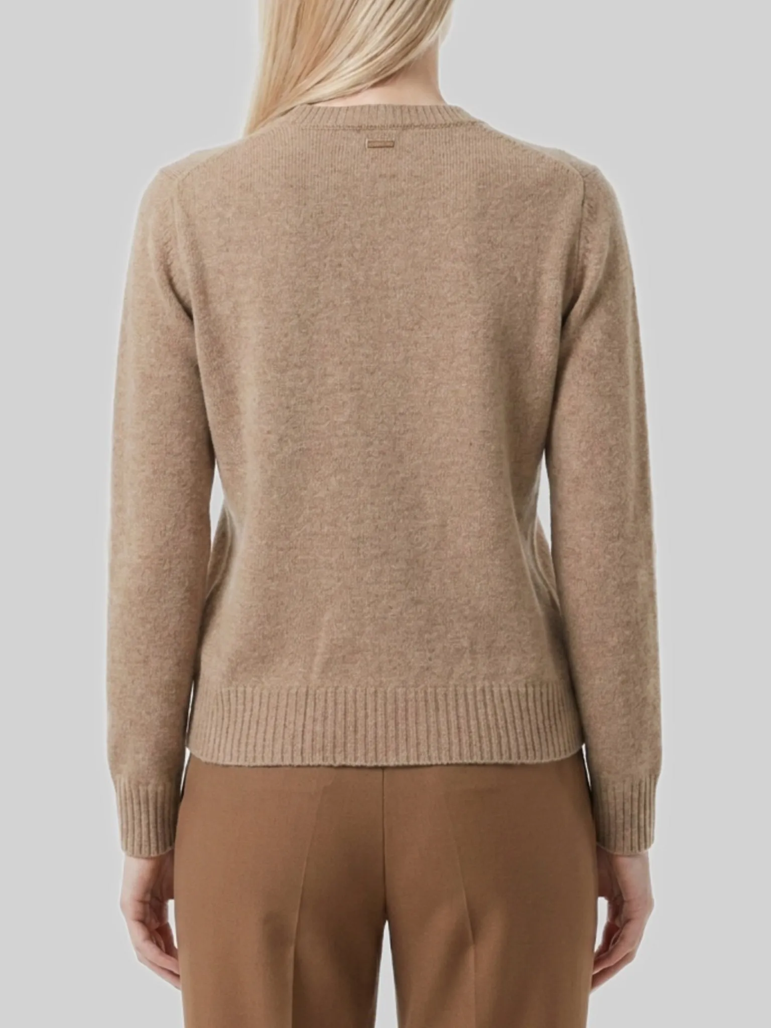 Lume sweater in dark grey cashmere sold by Lord & Taylor product image thumbnail 3