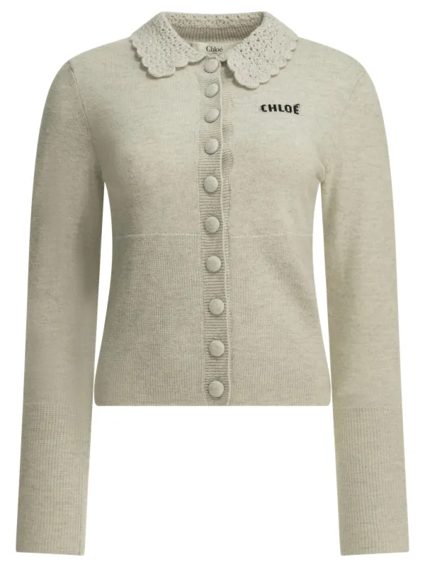 GREY CARDIGAN made by Chloe