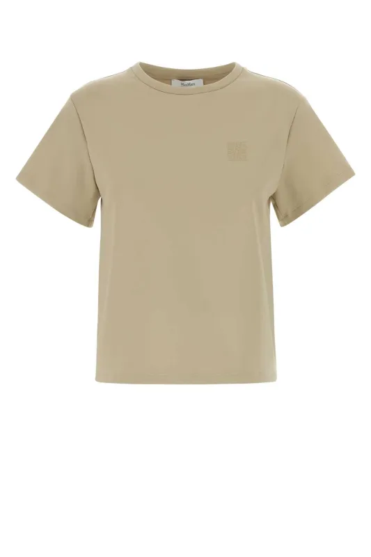SAND STRETCH JERSEY QUAGGA T-SHIRT made by MaxMara