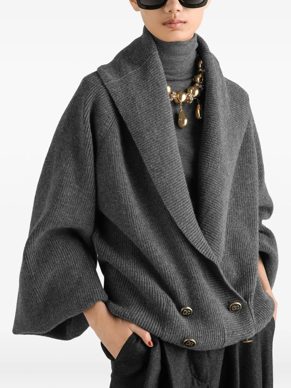 DOLCE & GABBANA CROPPED COTTON HOODIE sold by Lord & Taylor product image thumbnail 5