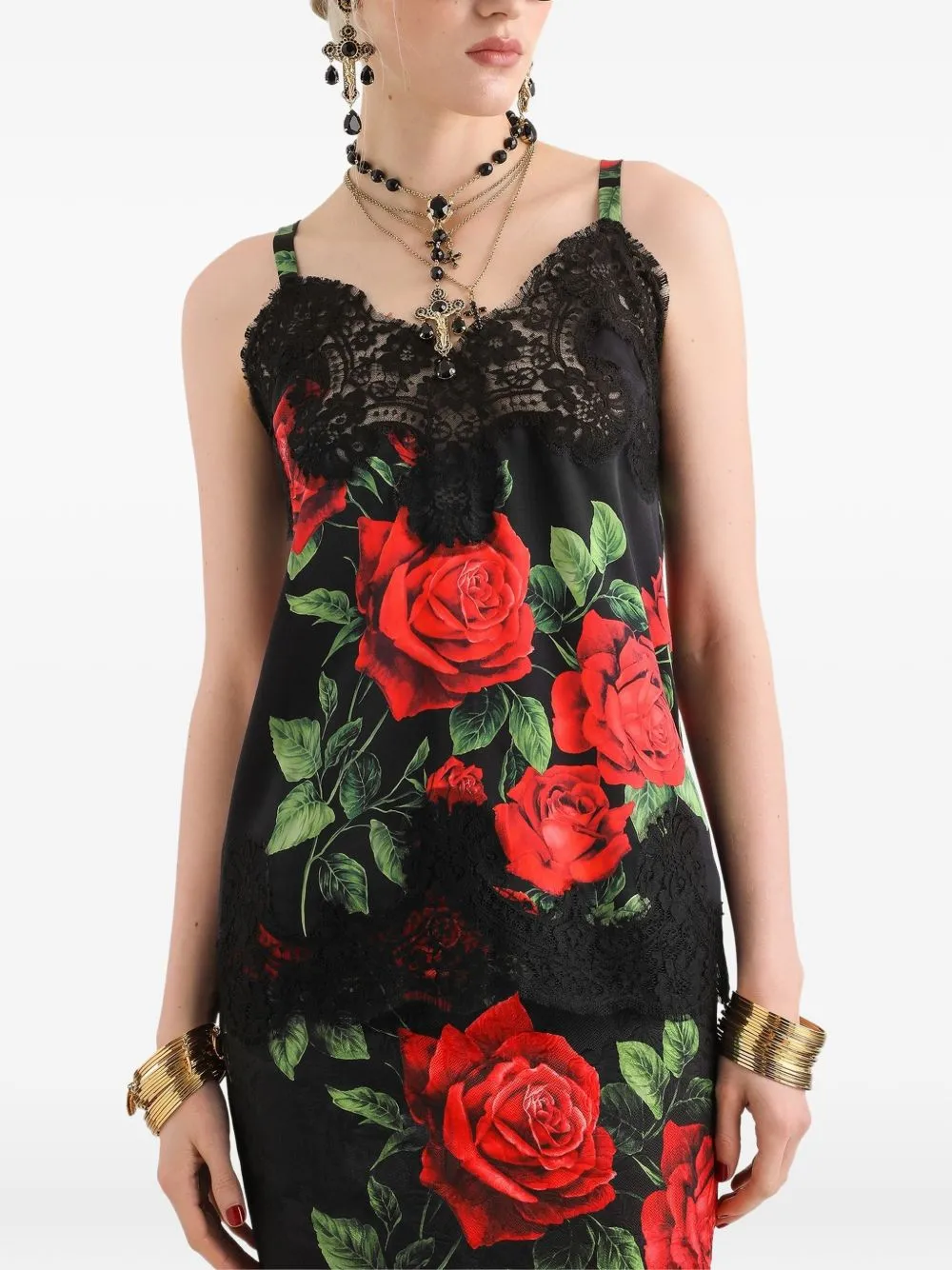 DOLCE & GABBANA MAJOLICA PRINT SILK BLOUSE sold by Lord & Taylor product image thumbnail 3