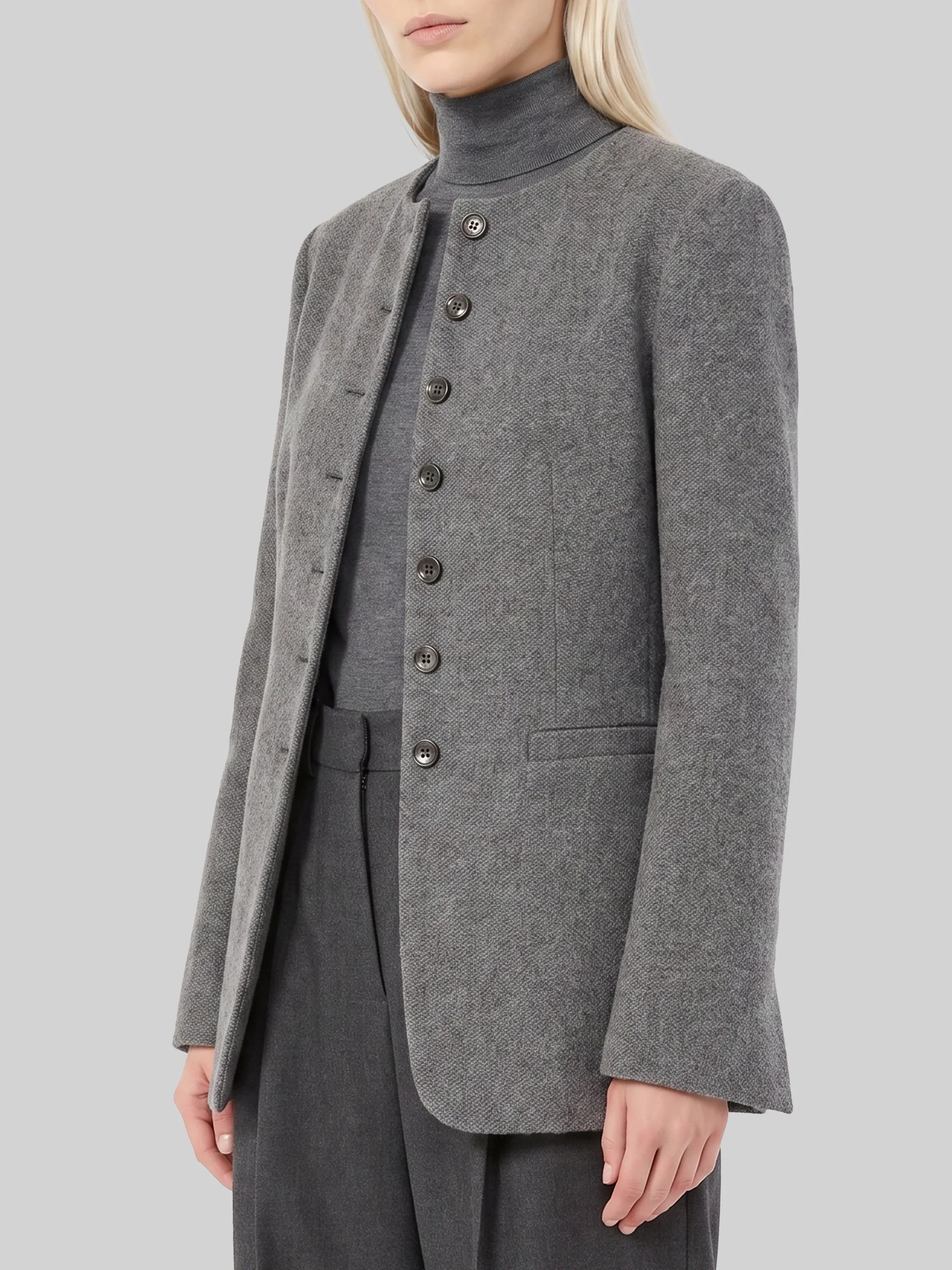 Dark grey crew neck Falla jacket sold by Lord & Taylor product image thumbnail 2