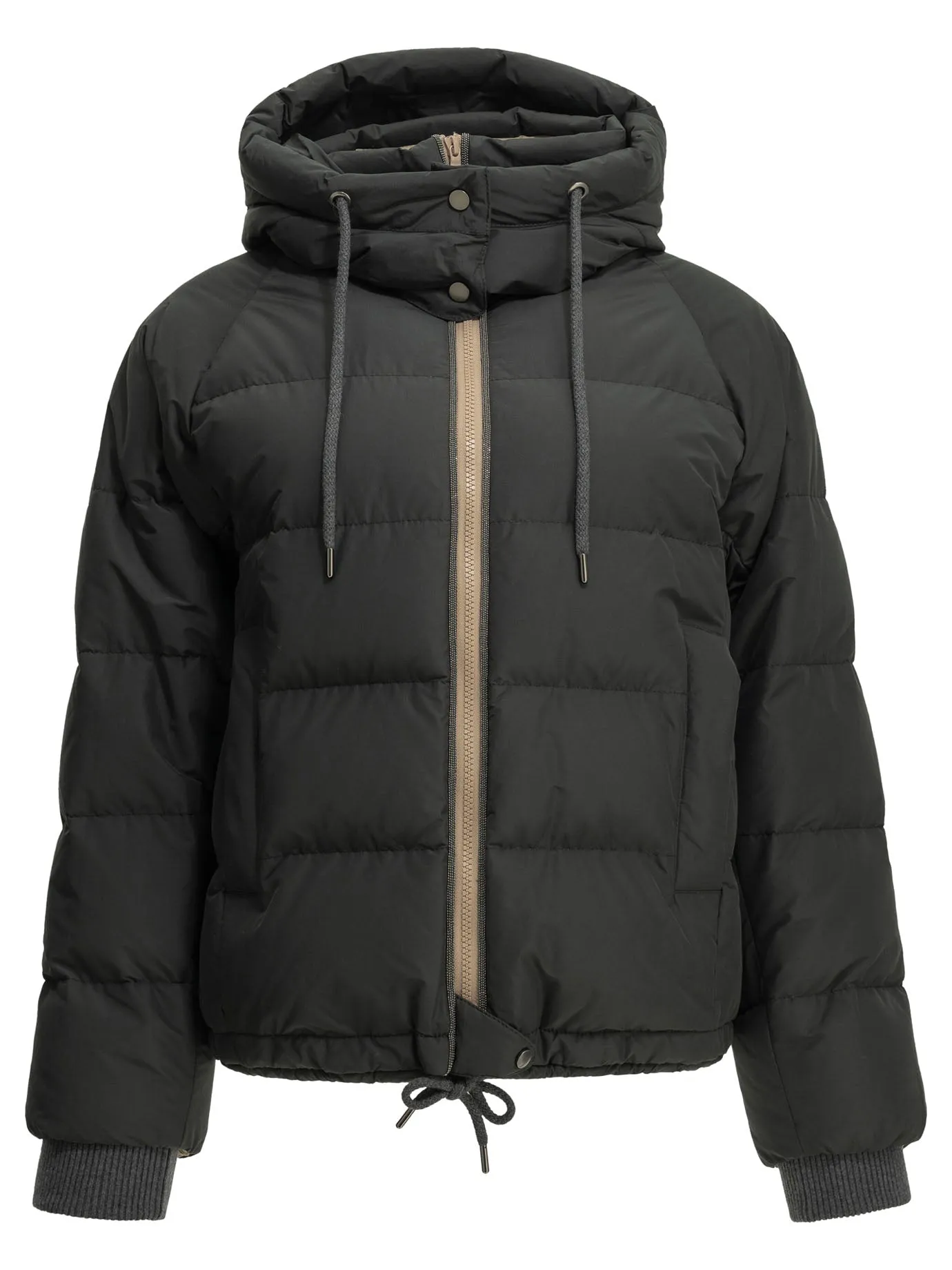 "Taffeta" Short Down Jacket sold by Lord & Taylor