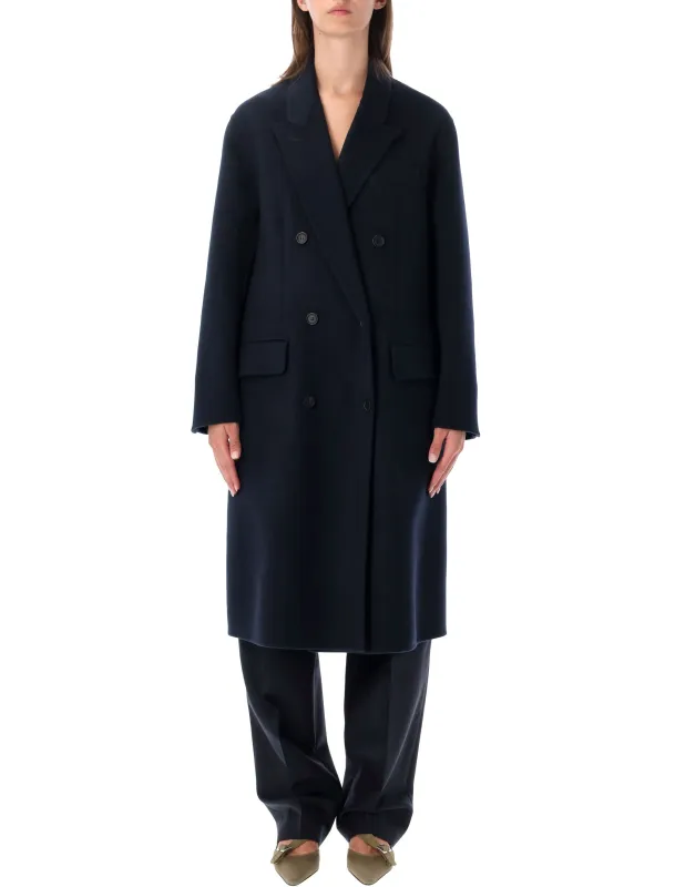 PRADA DOUBLE-BREASTED WOOL CASHMERE COAT made by Prada