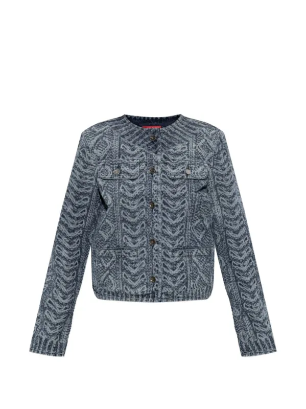 DENIM COTTON JACKET made by Diesel
