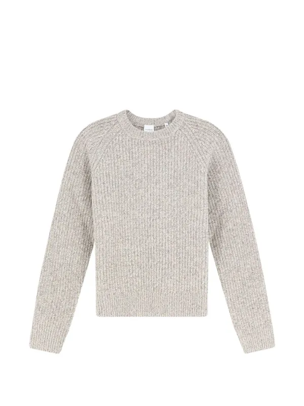 ASPESI DOVE GREY WOOL SWEATER made by Aspesi