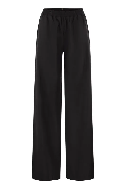 FABIANA FILIPPI BLACK VIRGIN WOOL TROUSERS made by Fabiana Filippi