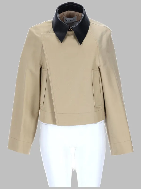 CABAN CROPPED IN COTONE E LANA made by Givenchy