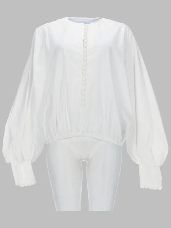 CAMICIA CON MANICA A PIPISTRELLO made by Balmain