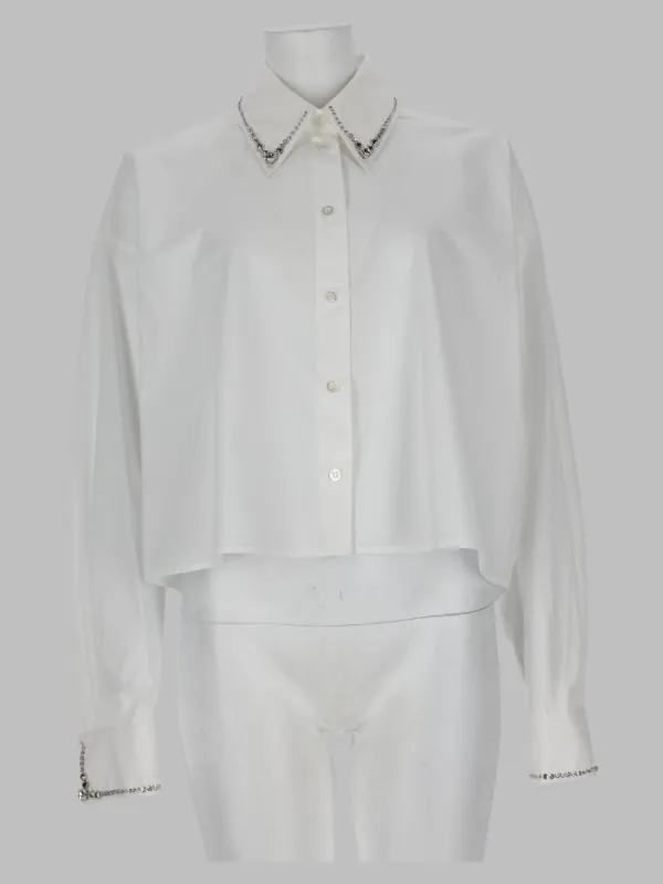 Camicia Cropped in Popeline made by Fabiana Filippi
