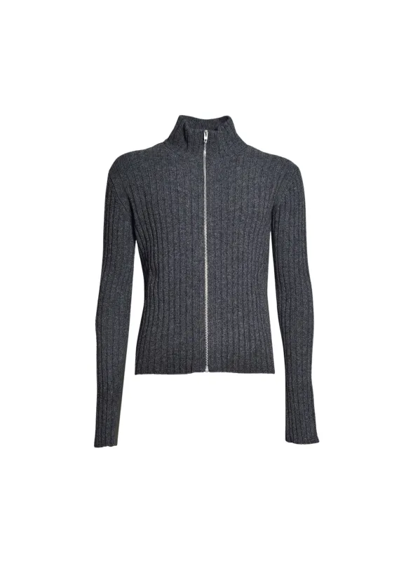 ZIP-UP HIGH NECK CARDIGAN made by Jil Sander