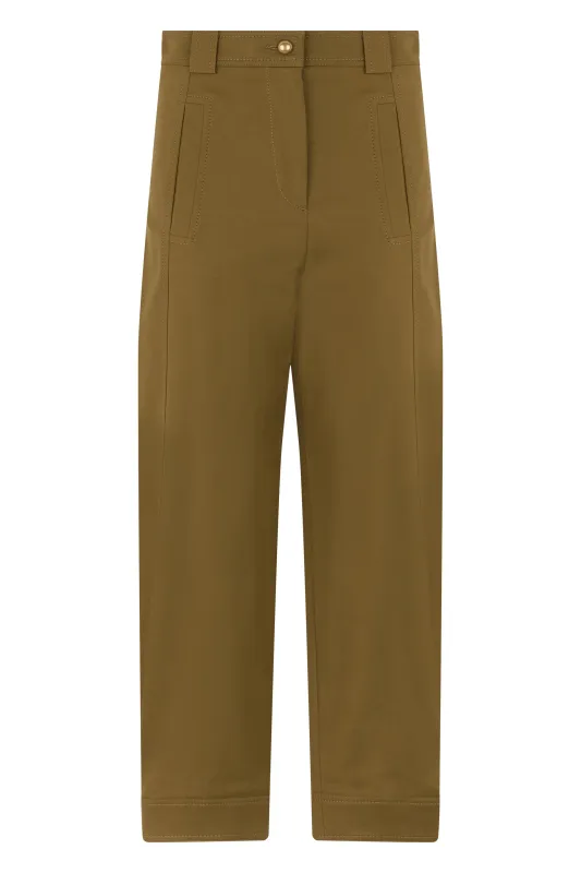 STRAIGHT PANTS WITH A HIGH WAIST made by MaxMara