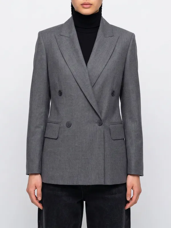 Double-breasted Scenico jacket made by MaxMara