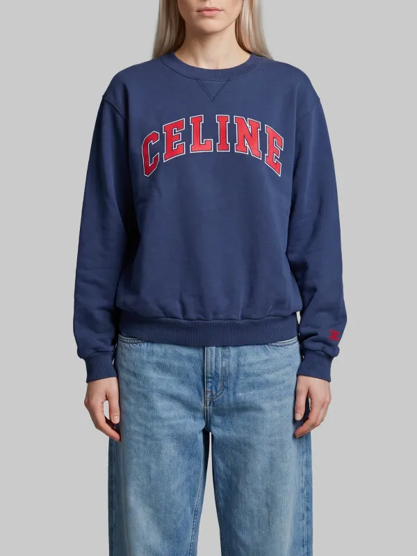 College sweatshirt in cotton made by Celine