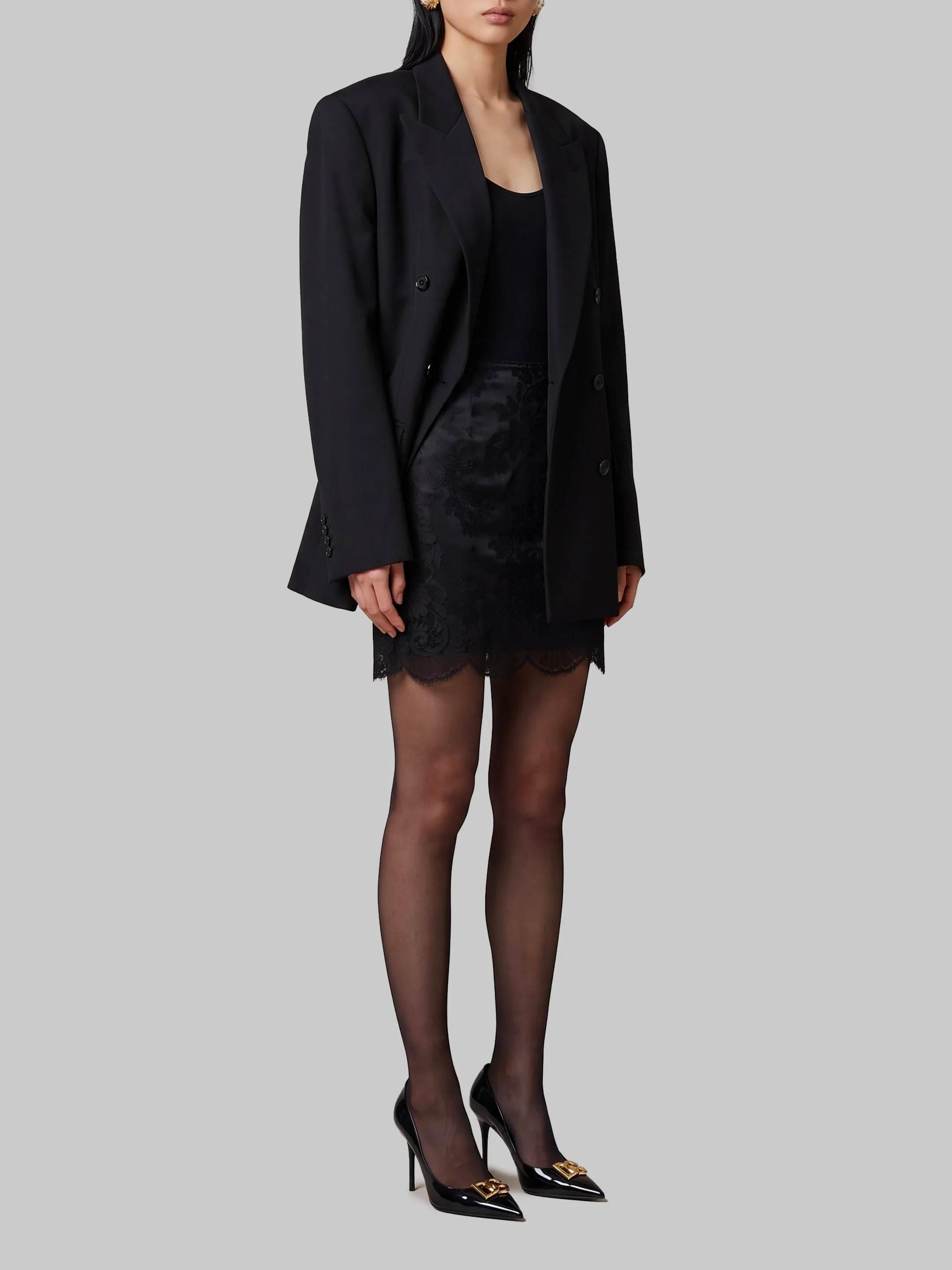 Mini skirt in lace sold by Lord & Taylor product image thumbnail 2