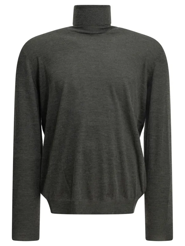 Cashmere and silk turtleneck sweater made by Brunello Cucinelli