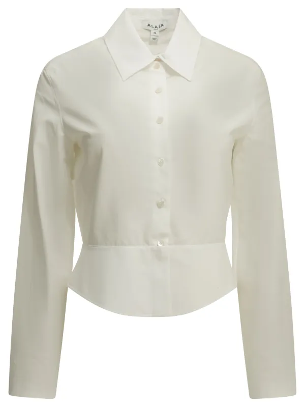 "PEPLUM" FORMAL SHIRT made by Alaia
