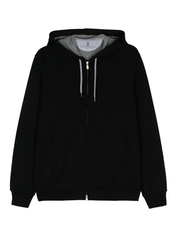 COTTON BLEND HOODIE made by Brunello Cucinelli