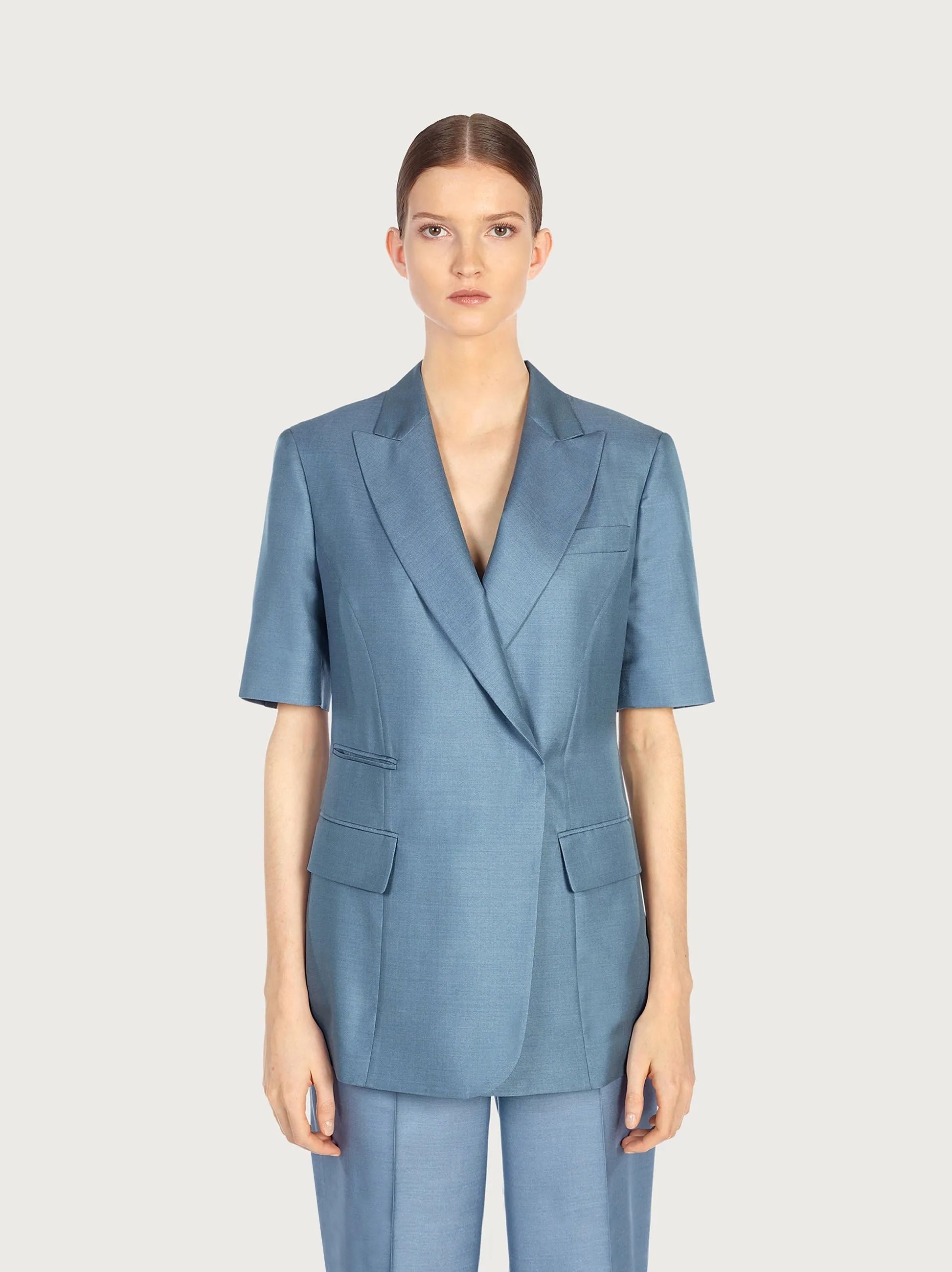 Salvatore Ferragamo Jacket — Light Blue sold by Lord & Taylor