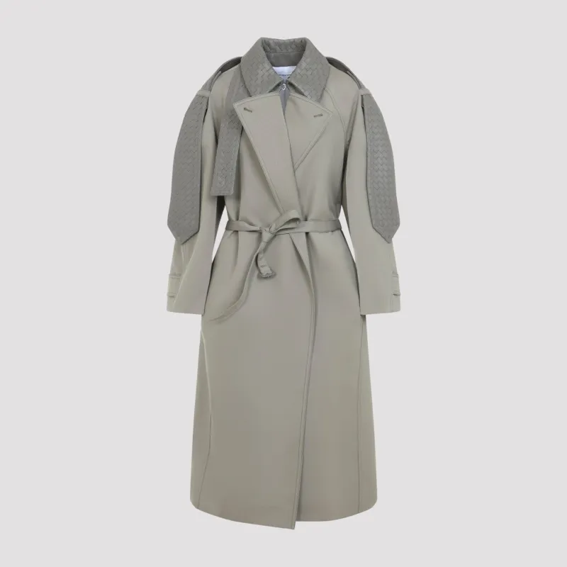 Bottega Veneta Cotton Silk Trench made by Bottega Veneta