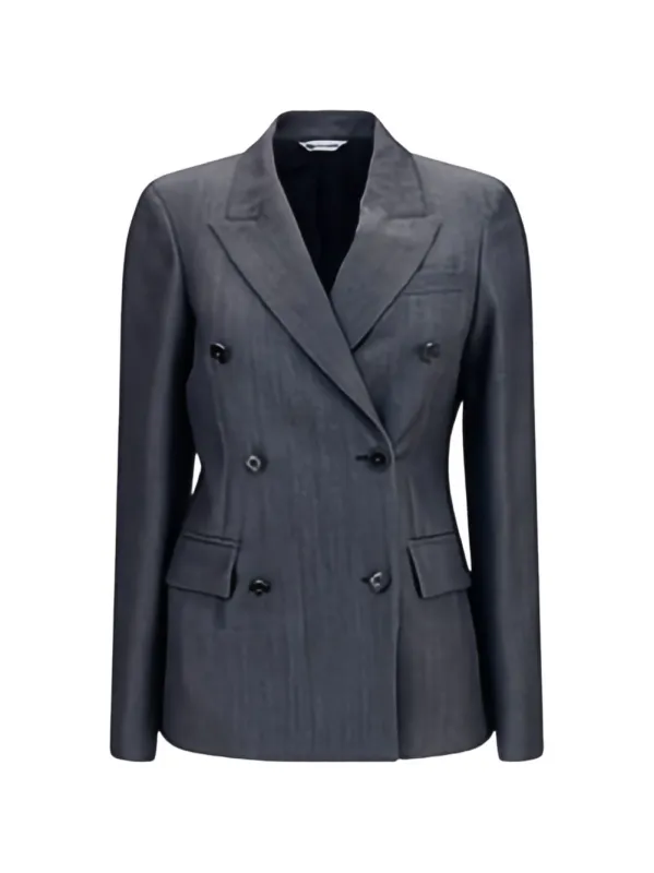 DARK NAVY DB TAILORED JACKET made by Balenciaga
