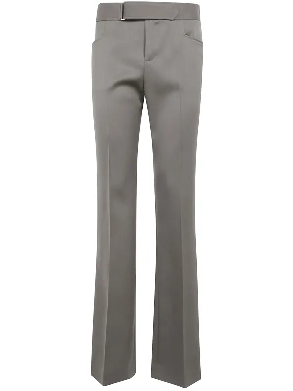 SATIN WOOL TAILORED PANTS made by Balmain