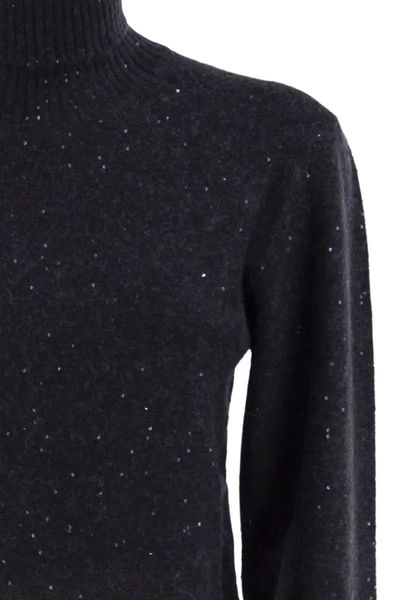 FINE KNIT TURTLENECK IN PRECIOUS YARNS WITH MICRO SEQUINS sold by Lord & Taylor product image thumbnail 4