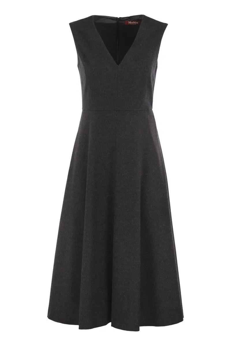 MSTCURVA - SLEEVELESS VIRGIN WOOL LONG DRESS sold by Lord & Taylor