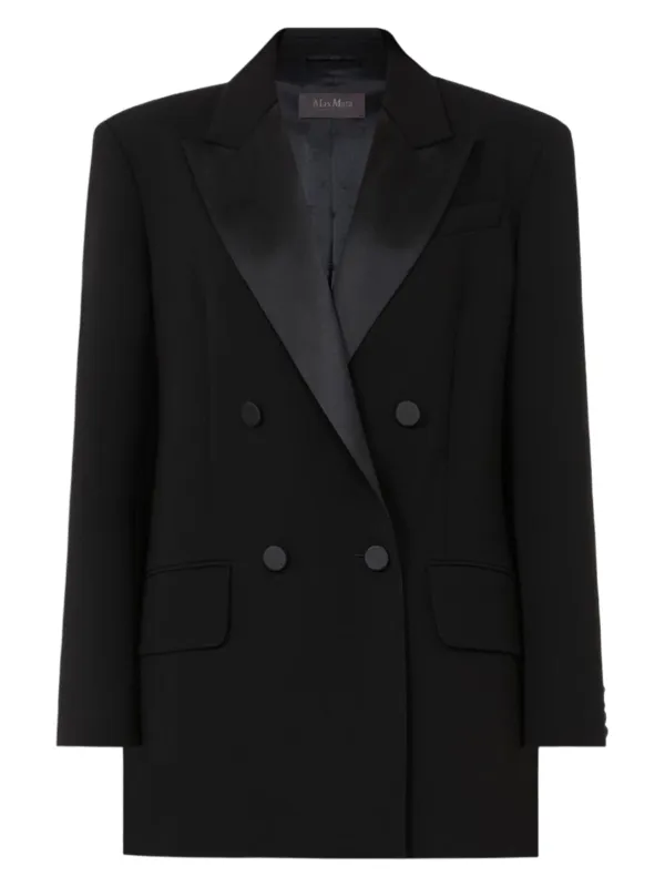 DOUBLE-BREASTED GARZA BLAZER IN LIGHTWEIGHT CADY made by MaxMara
