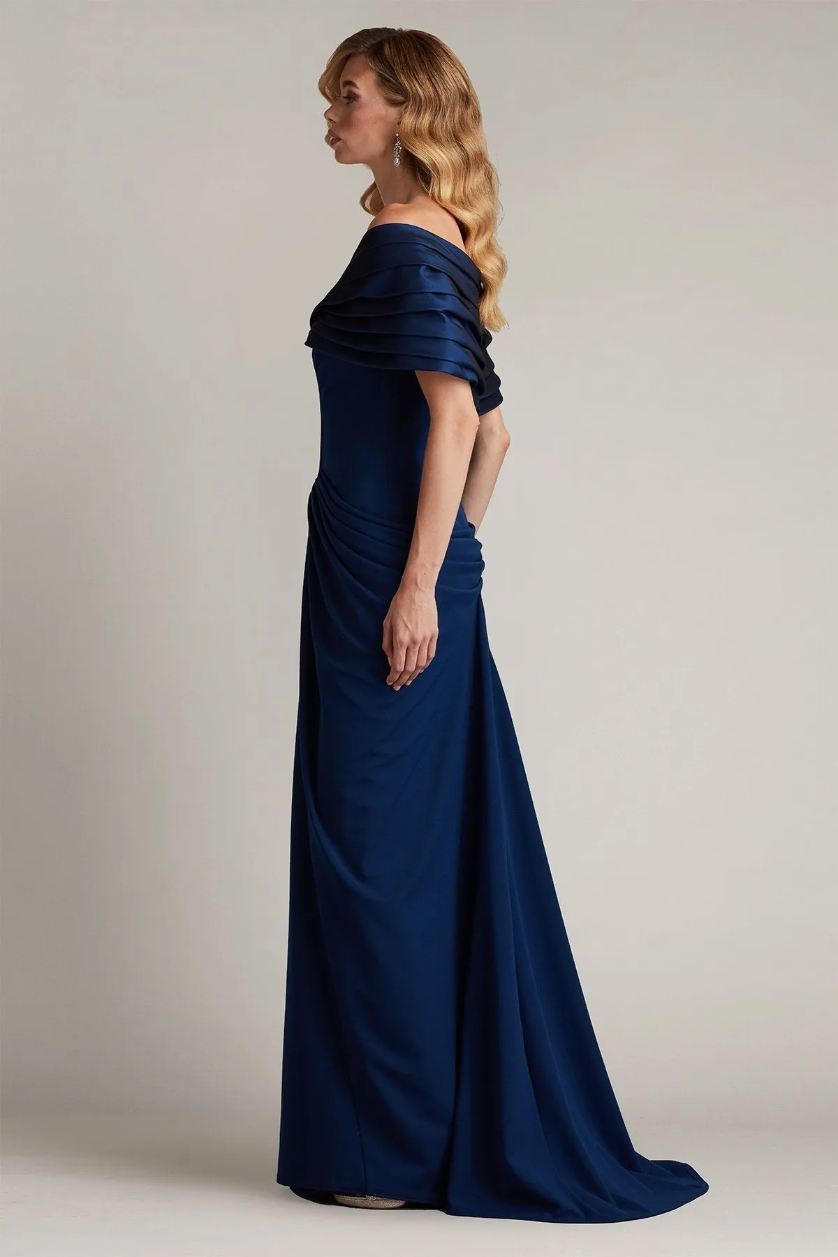 Seraphine Pleated Portrait Collar Gown sold by Lord & Taylor product image thumbnail 4