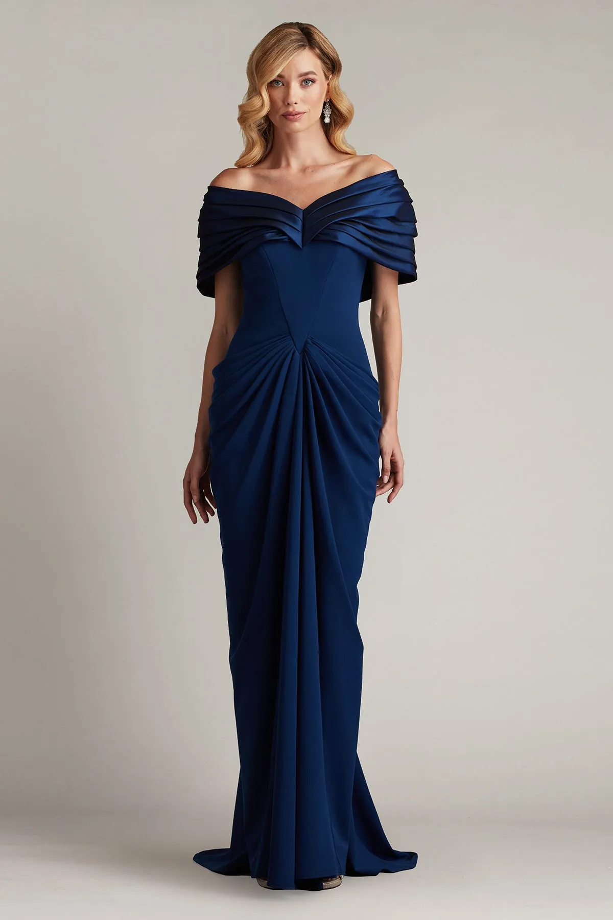 Seraphine Pleated Portrait Collar Gown sold by Lord & Taylor product image thumbnail 2
