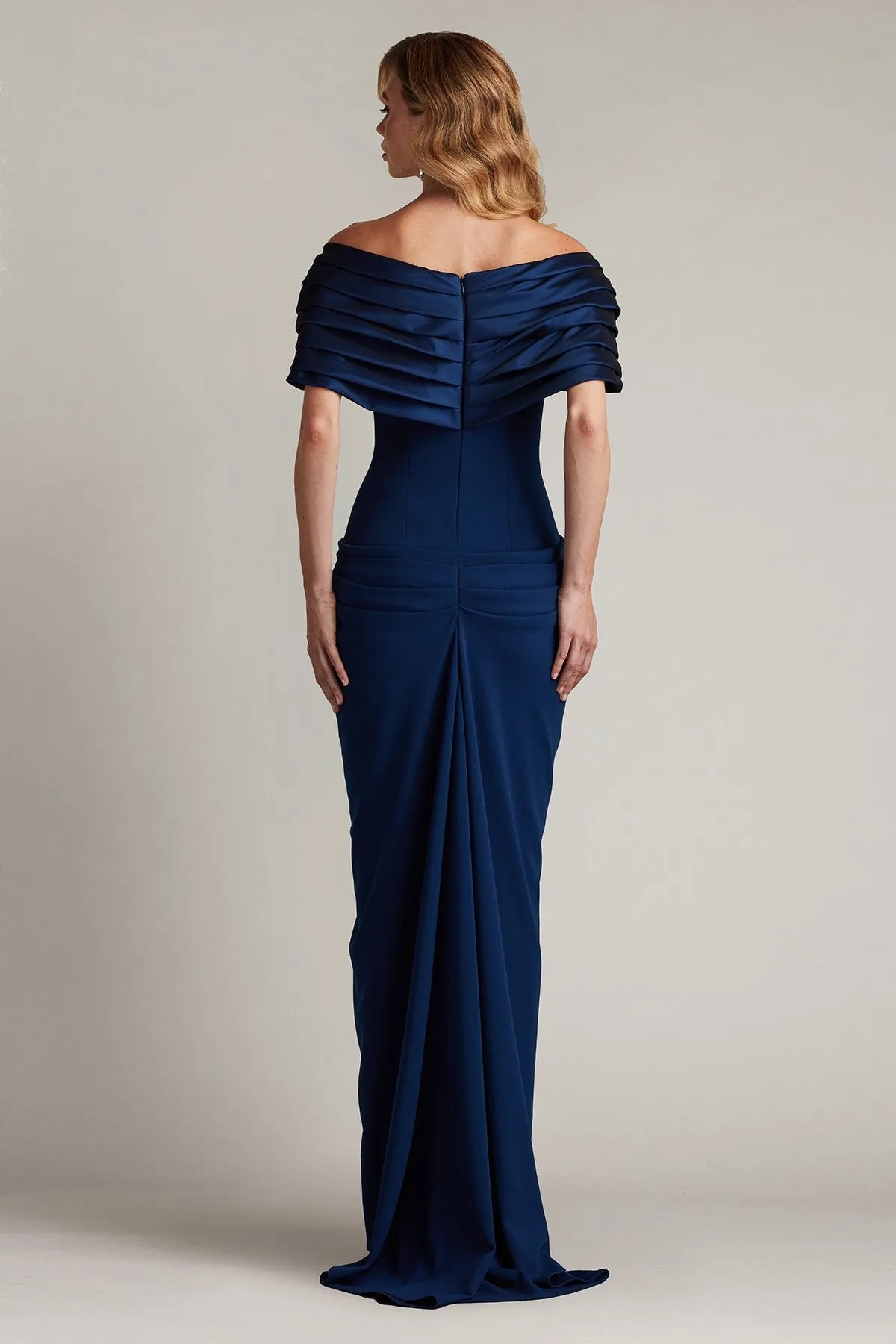 Seraphine Pleated Portrait Collar Gown sold by Lord & Taylor product image thumbnail 3