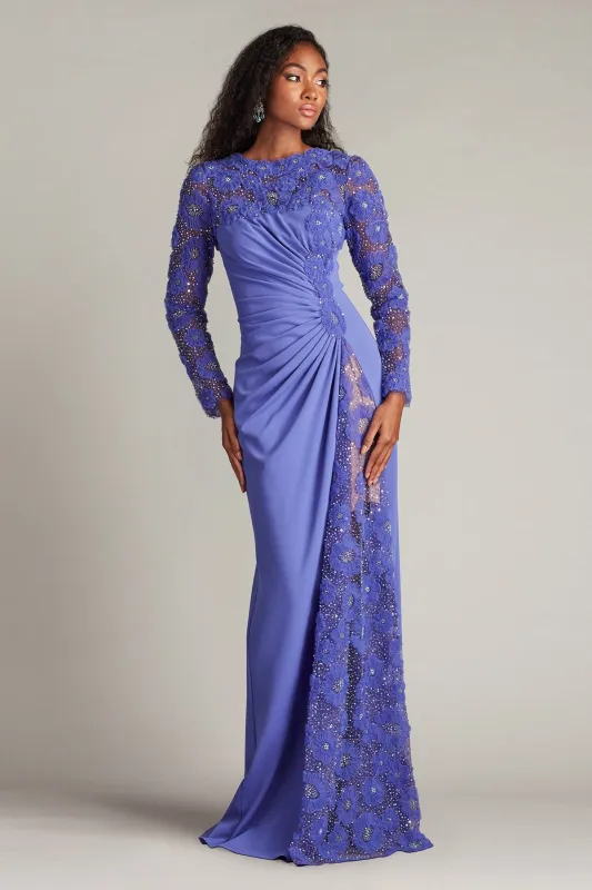 Sagamore Ribbon Flower Embellished Gown made by Tadashi Shoji