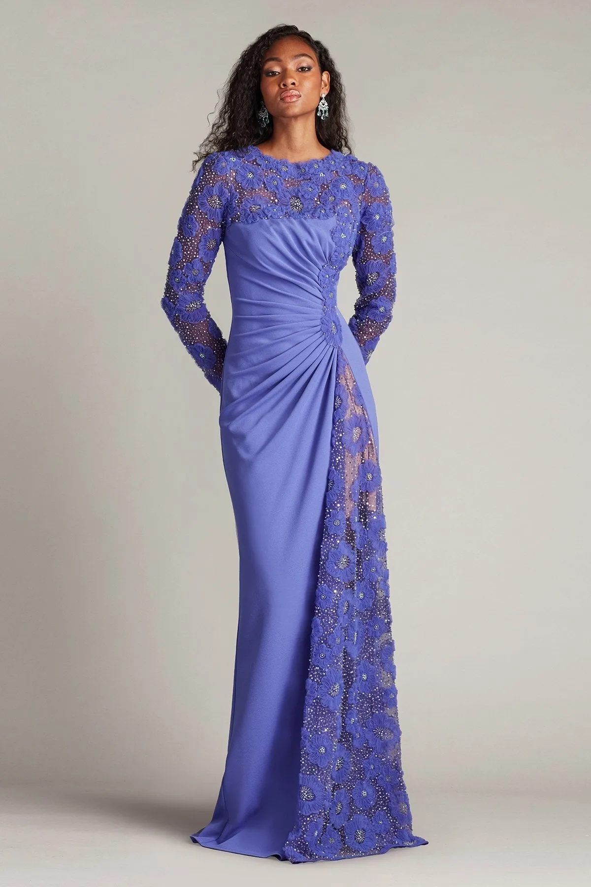 Sagamore Ribbon Flower Embellished Gown sold by Lord & Taylor product image thumbnail 5