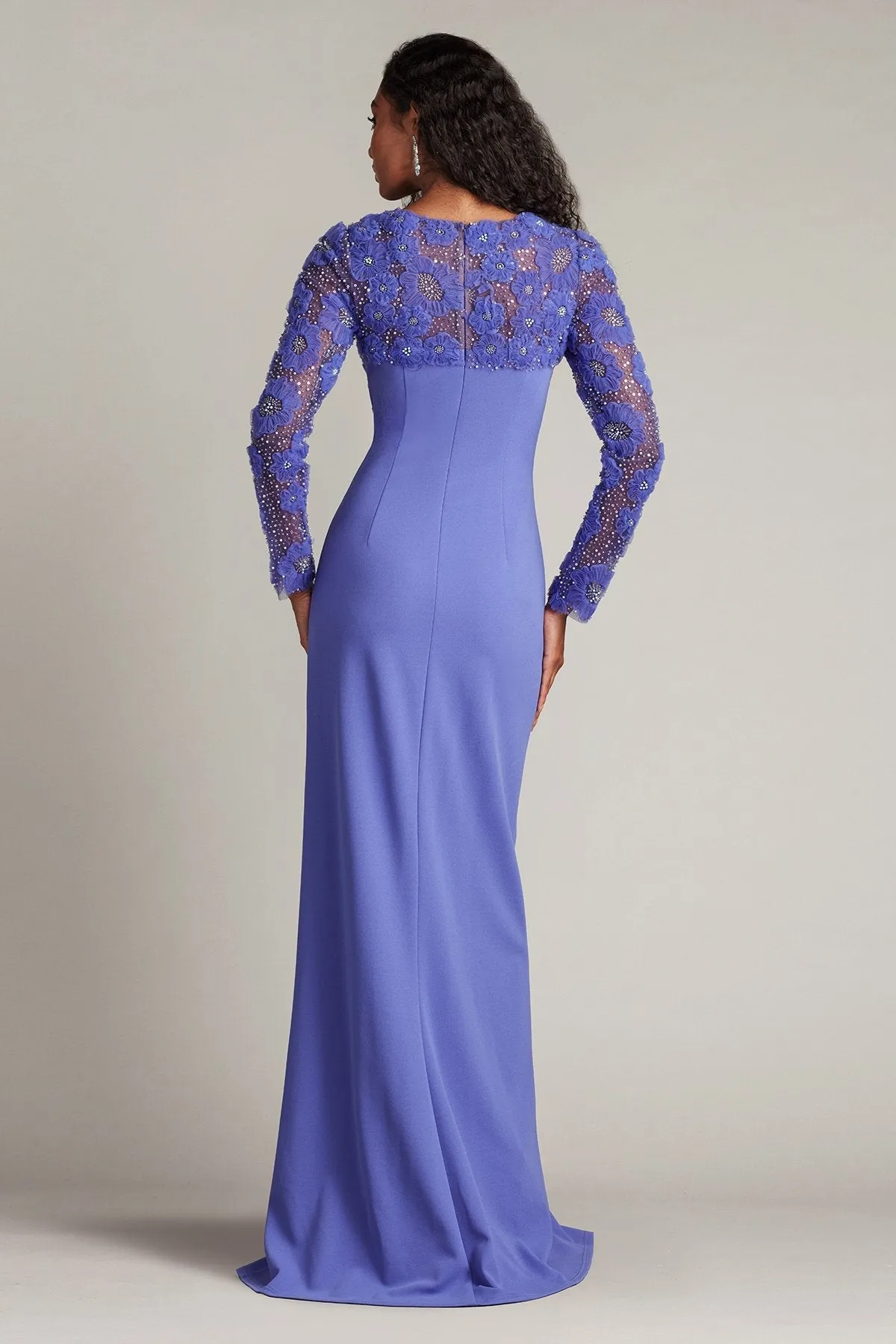 Sagamore Ribbon Flower Embellished Gown sold by Lord & Taylor product image thumbnail 2