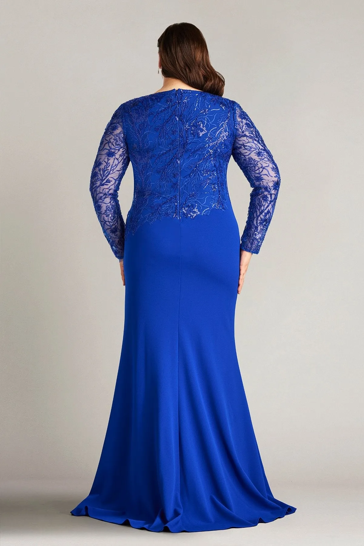 Ren Bead Embroidered Crepe Gown - PLUS SIZE sold by Lord & Taylor product image thumbnail 2